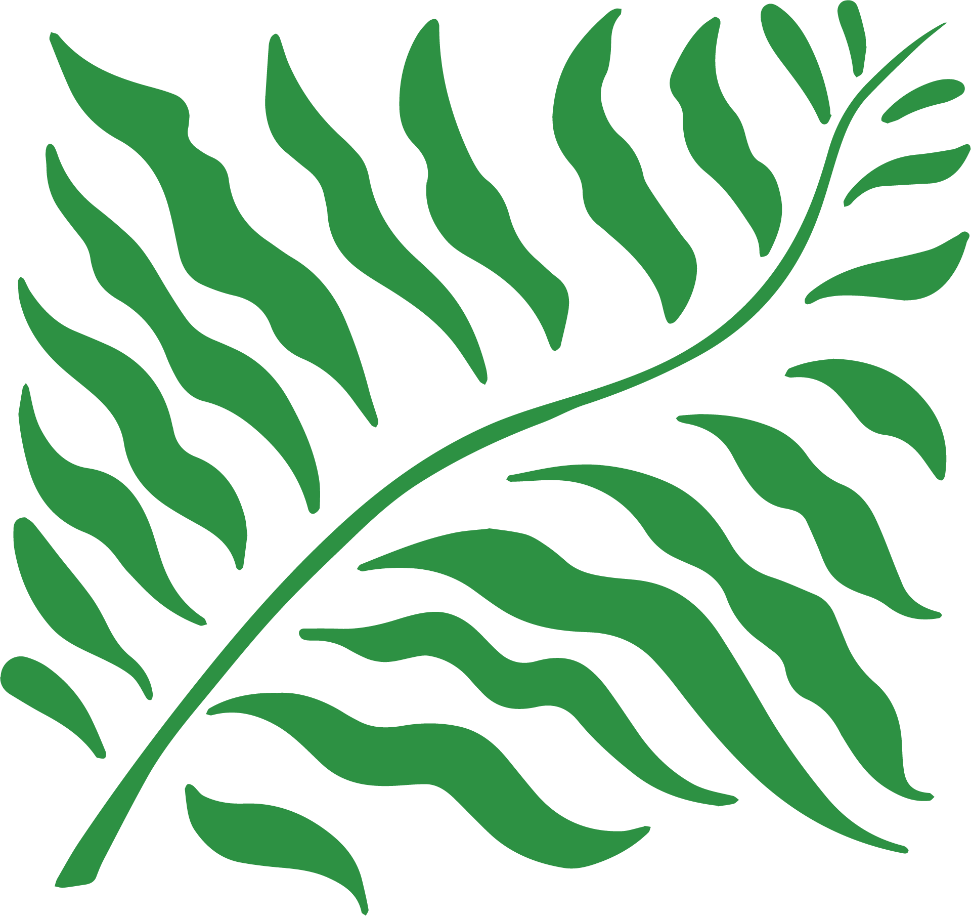 motif de plante